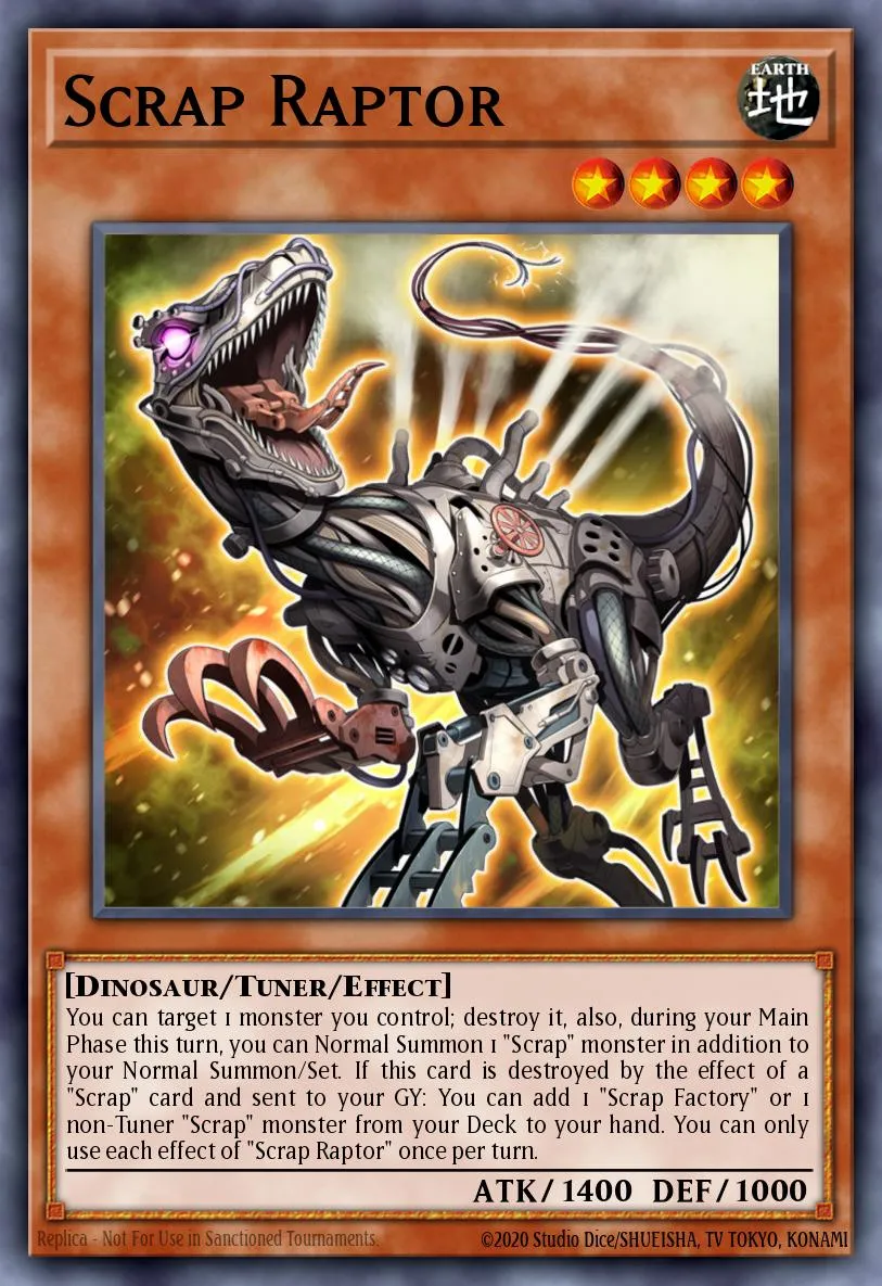 Scrap Raptor · Lightning Overdrive Premiere! promotional card 80529459/1