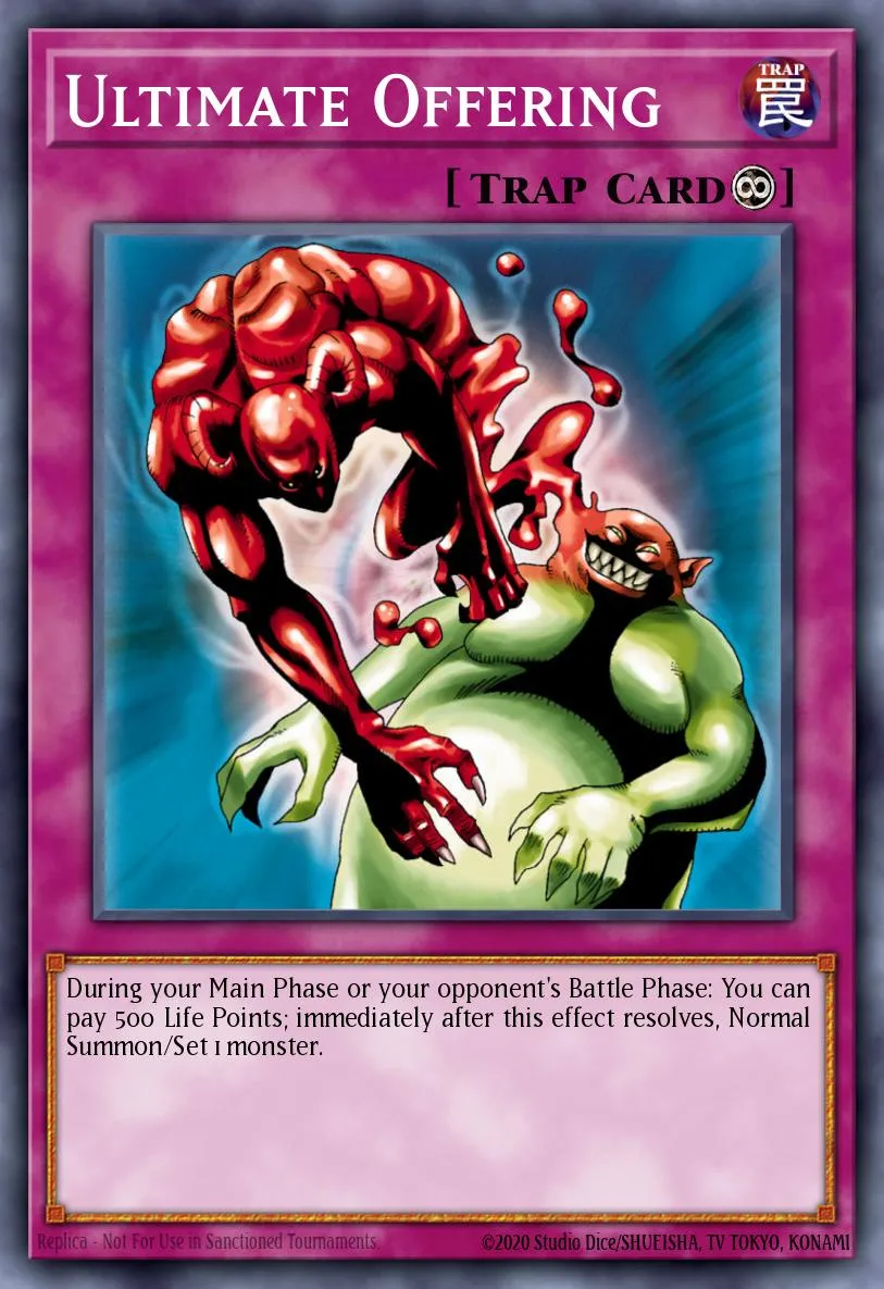 Ultimate Offering · Summoned Skull Sample promotional card 80604092/1