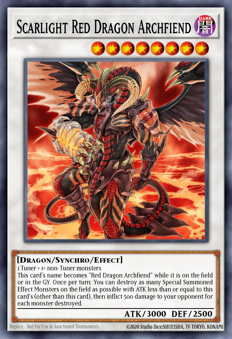 Scarlight Red Dragon Archfiend · Dimension of Chaos: Special Edition 80666118/4