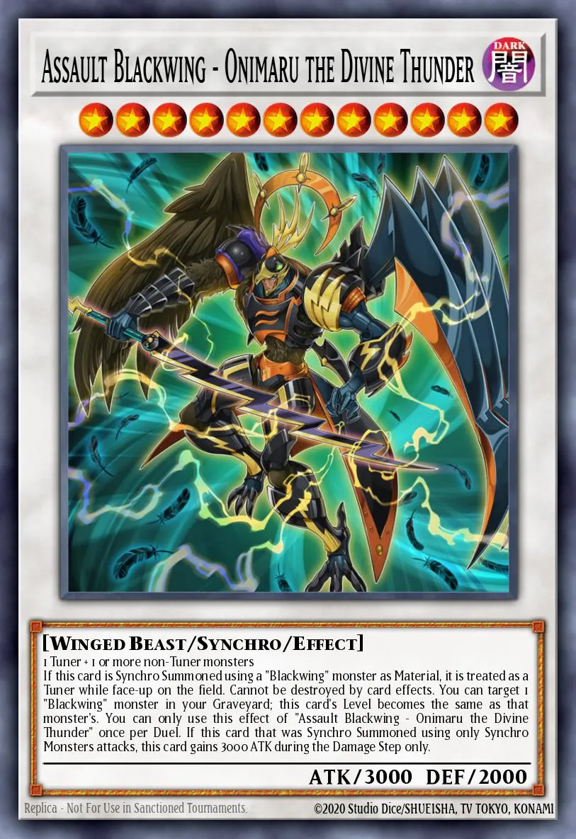 Assault Blackwing - Onimaru the Divine Thunder · The Dark Illusion: Special Edition 80773359/4