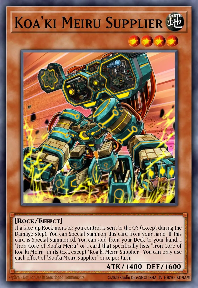 Koa'ki Meiru Supplier · Rise of the Duelist Premiere! promotional card 80839052/1