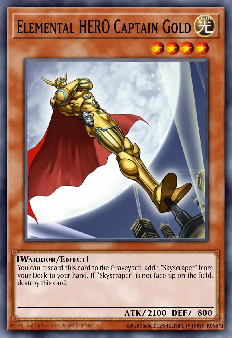 Elemental HERO Captain Gold · Force of the Breaker: Special Edition 80908502/2