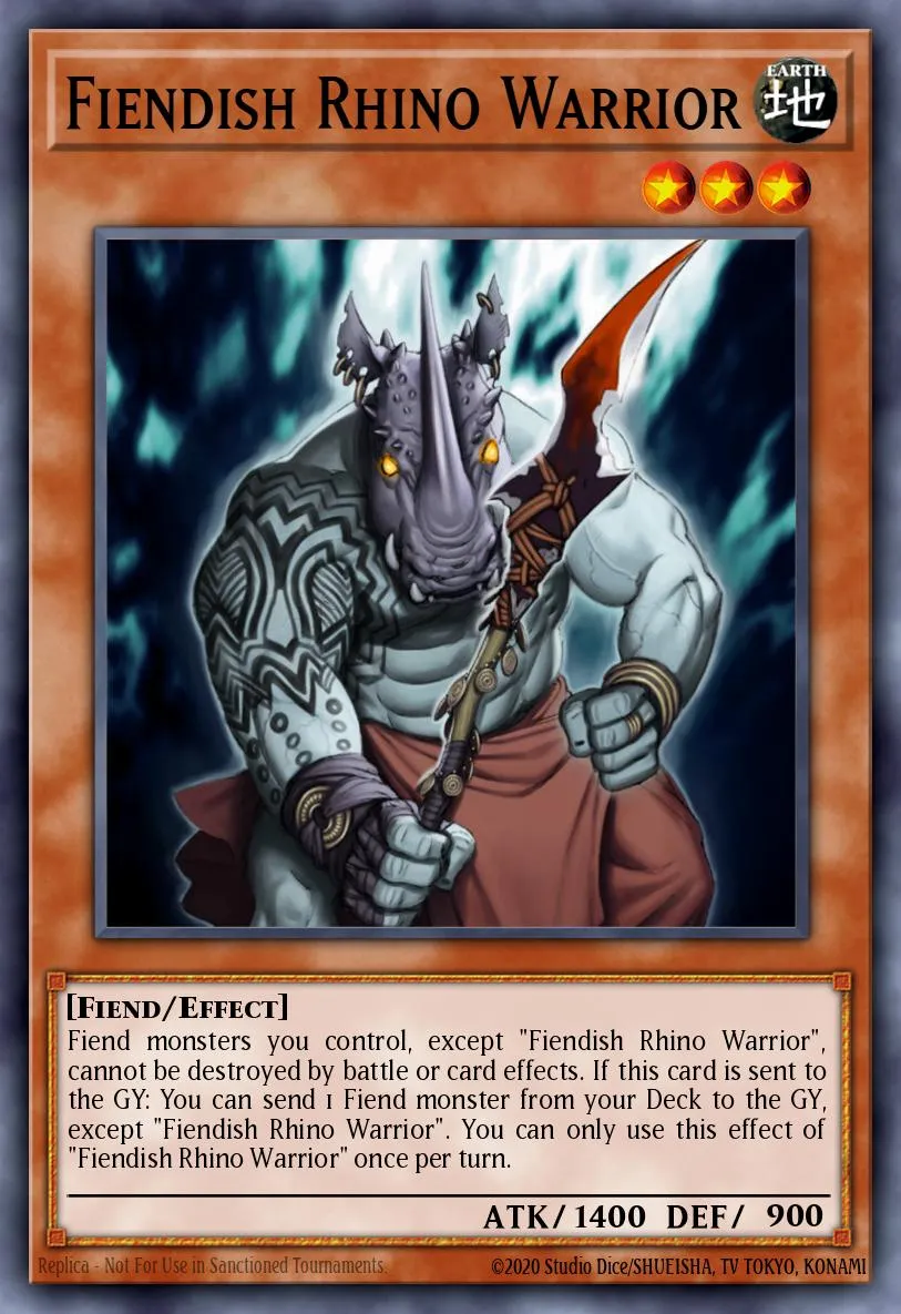 Fiendish Rhino Warrior · Breakers of Shadow: Special Edition 81035362/4