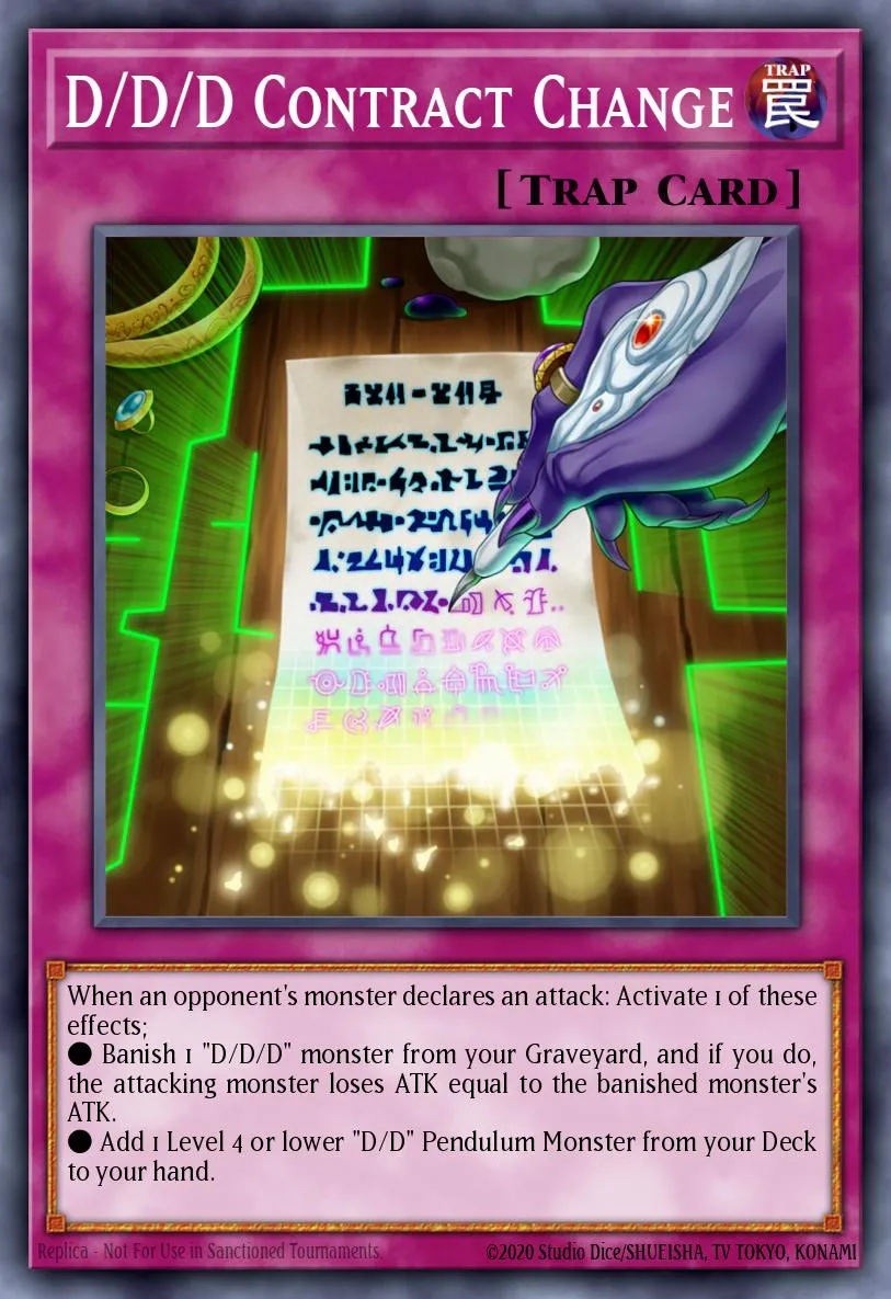 D/D/D Contract Change · Dimension of Chaos: Special Edition 811734/4