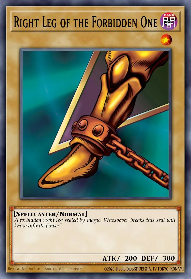 Right Leg of the Forbidden One · Legend of Blue Eyes White Dragon (25th Anniversary Edition) 8124921/14