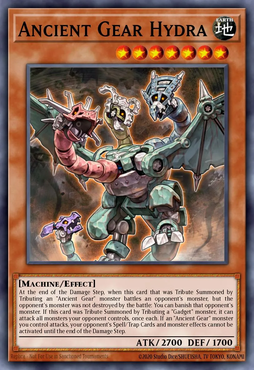 Ancient Gear Hydra · Machine Reactor Structure Deck 81269231/40
