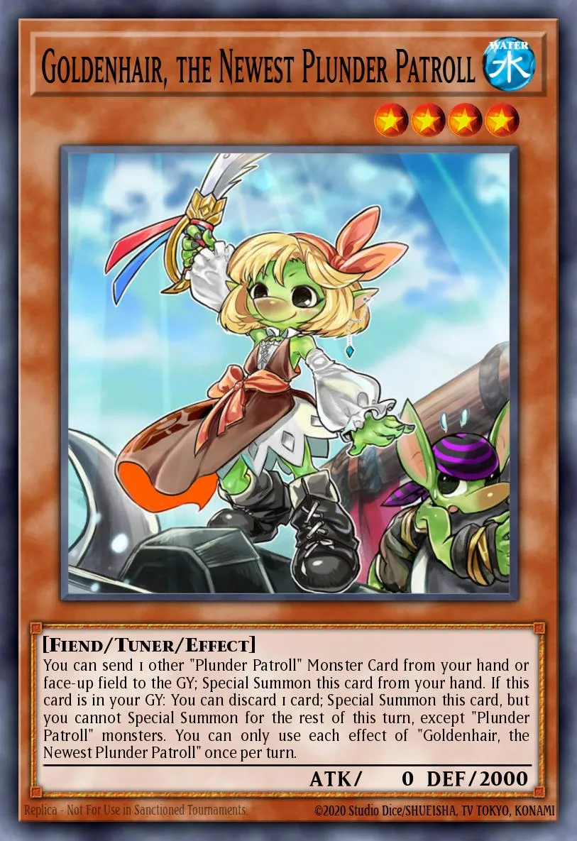 Goldenhair, the Newest Plunder Patroll · Eternity Code Premiere! promotional card 81344070/1