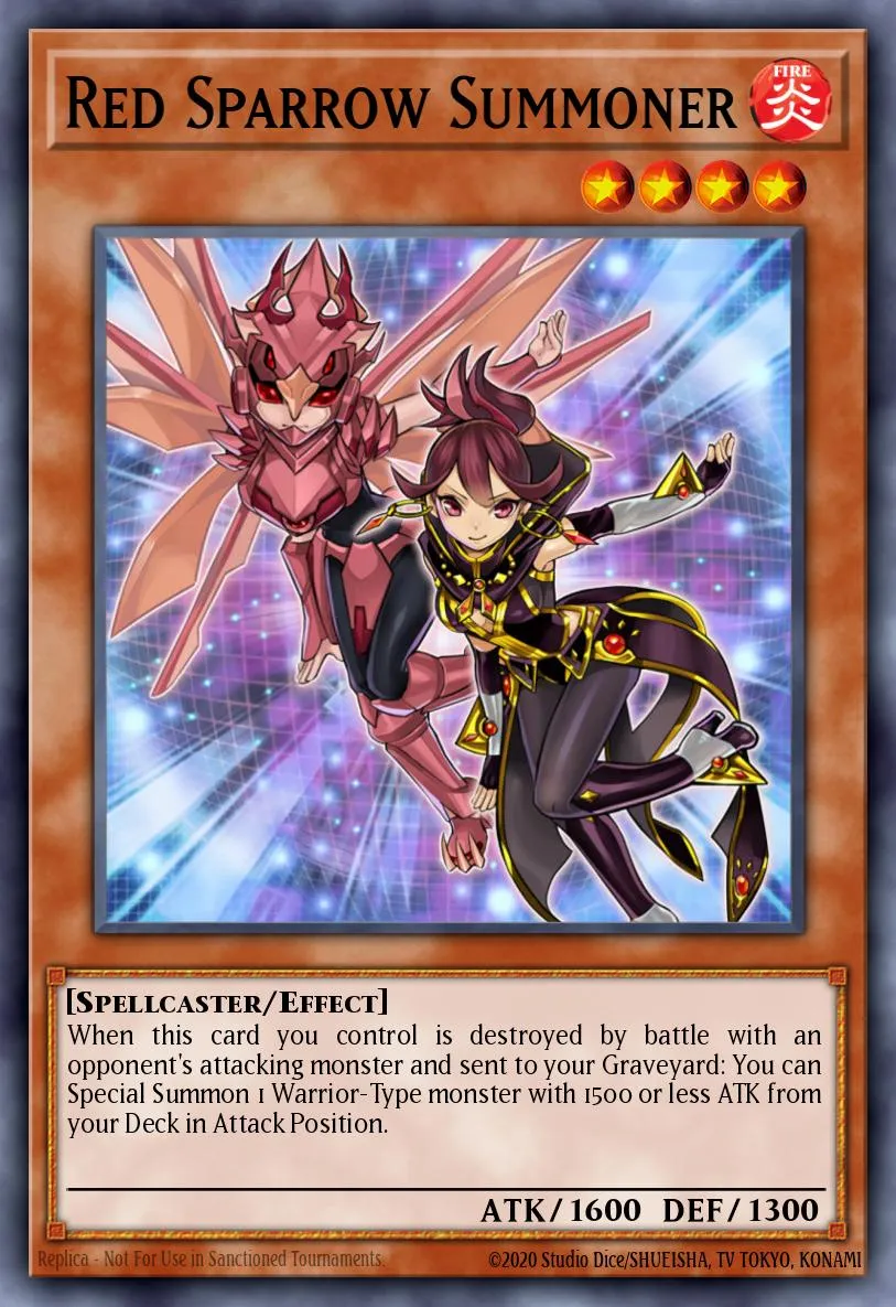 Red Sparrow Summoner · Super Starter: Space-Time Showdown 81354330/40
