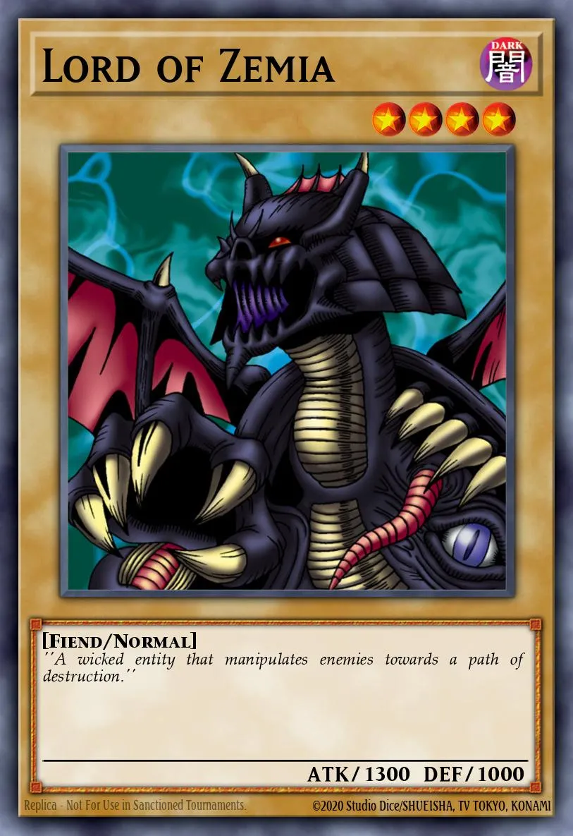 Lord of Zemia · Yu-Gi-Oh (No Set) 81618817