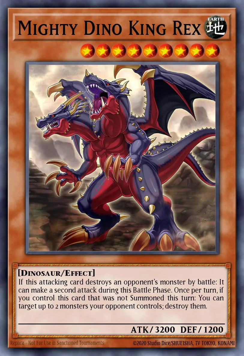 Mighty Dino King Rex · Duelist Nexus 81743801/99