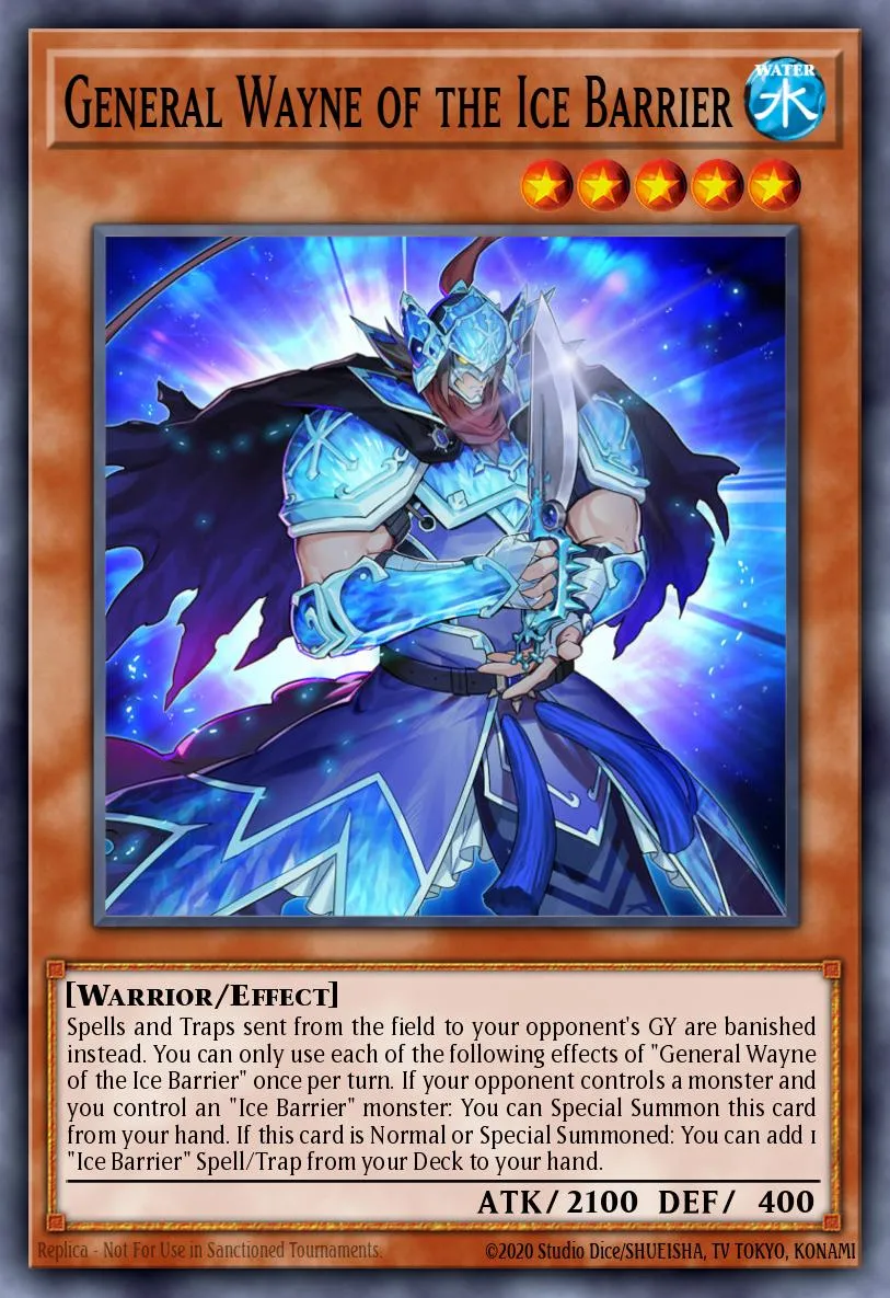 General Wayne of the Ice Barrier · Structure Deck: Freezing Chains 81825063/46