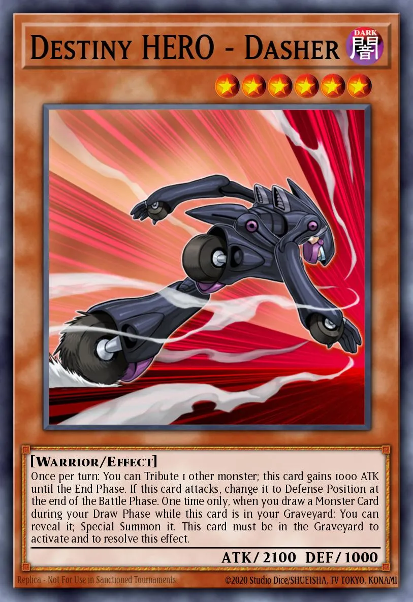 Destiny HERO - Dasher · Power of the Duelist 81866673/60