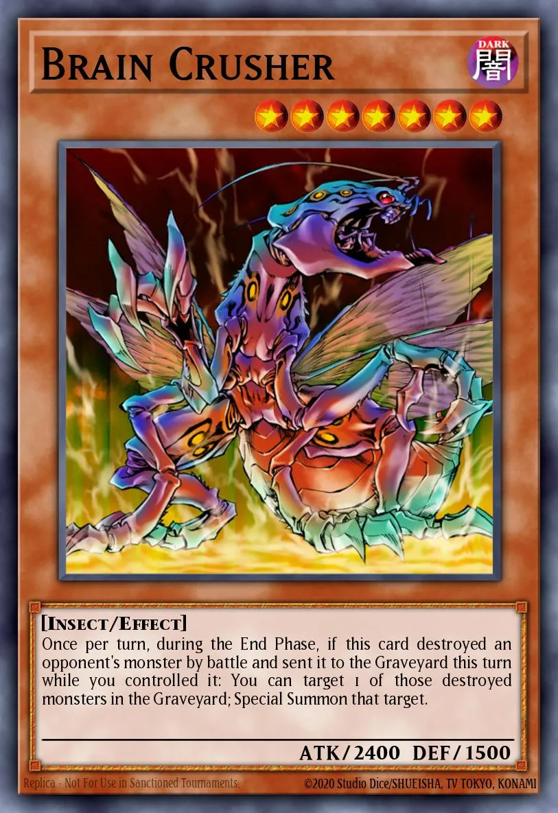 Brain Crusher · Yu-Gi-Oh! GX Spirit Caller promotional cards 81919143/3