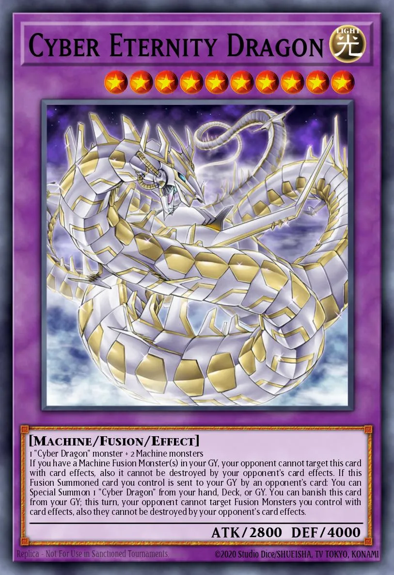 Cyber Eternity Dragon · Legendary Duelists: White Dragon Abyss 82315403/56