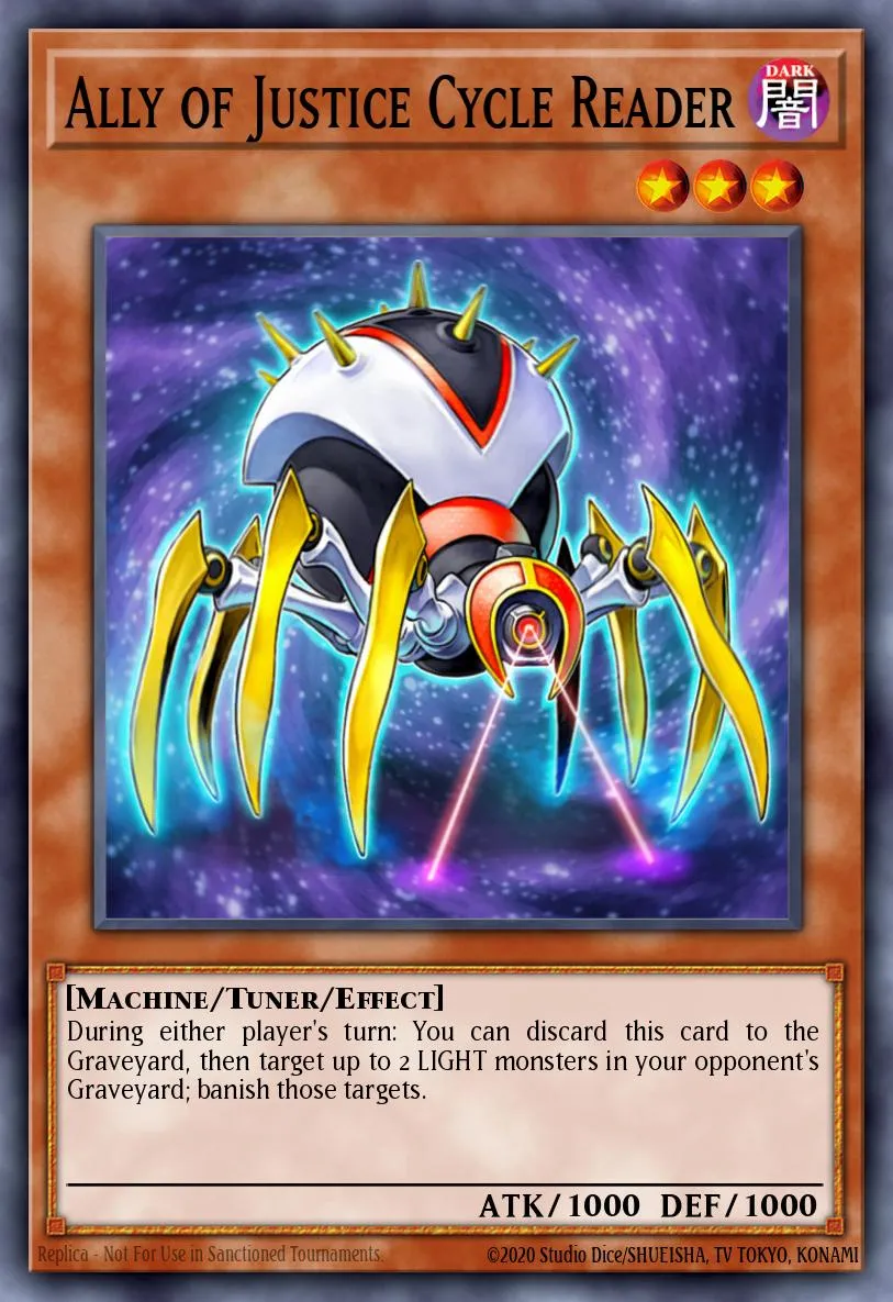 Ally of Justice Cycle Reader · Duel Terminal 3 8233522/100