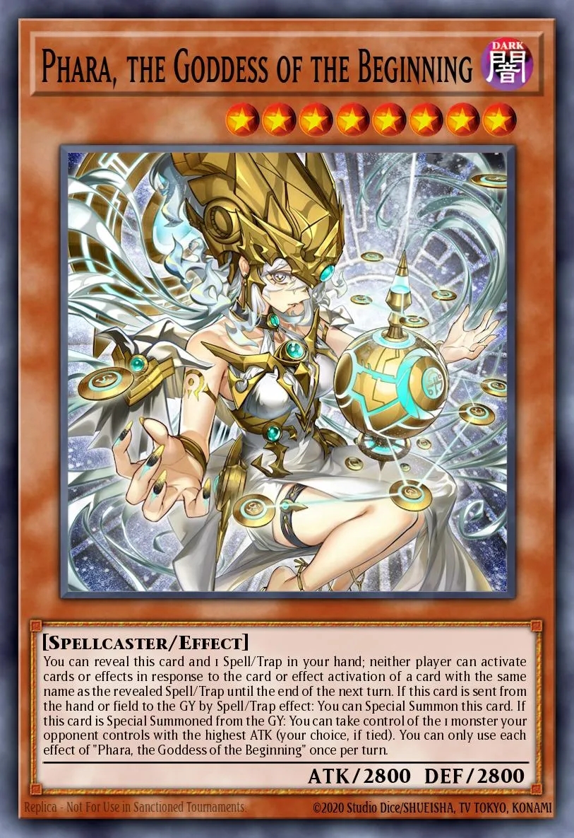 Phara, the Goddess of the Beginning · Yu-Gi-Oh (No Set) 82344137
