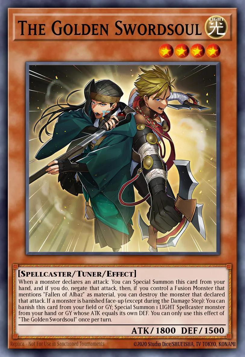 The Golden Swordsoul · Structure Deck: Albaz Strike 82489470/46