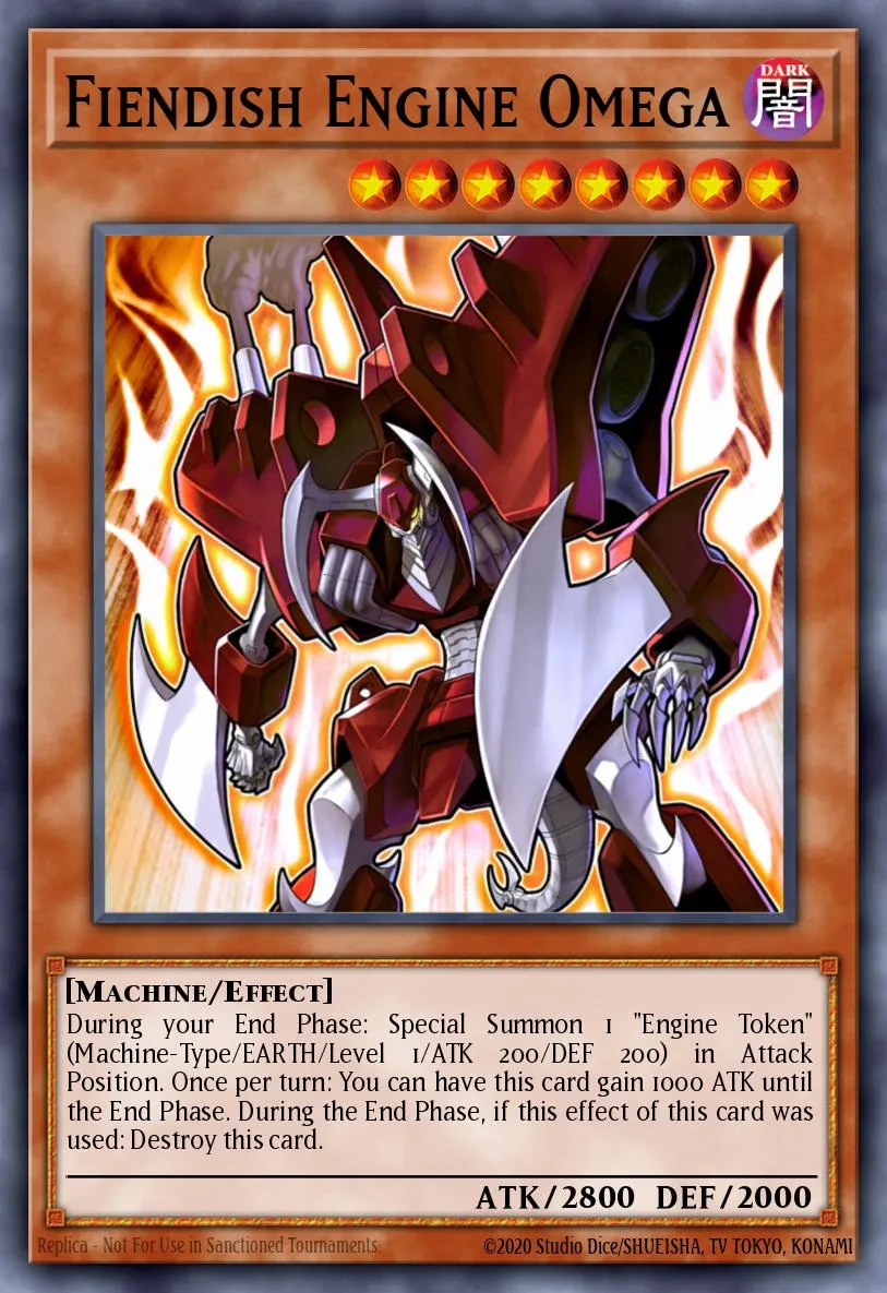Fiendish Engine Omega · The Duelist Genesis: Special Edition 82556058/2