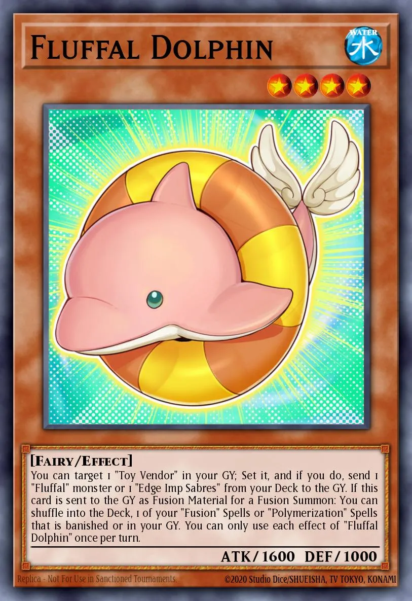 Fluffal Dolphin · Rise of the Duelist Premiere! promotional card 82896870/1