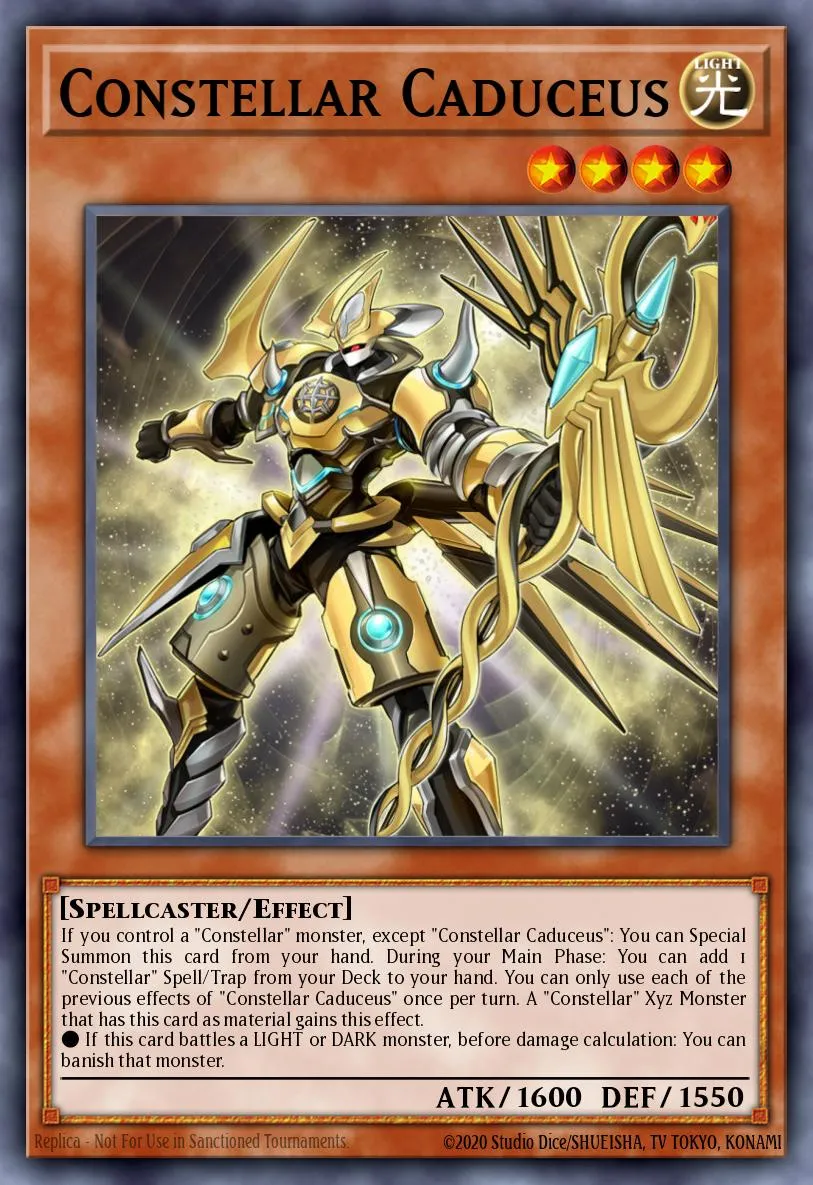 Constellar Caduceus · Blazing Vortex Premiere! promotional card 82913020/1