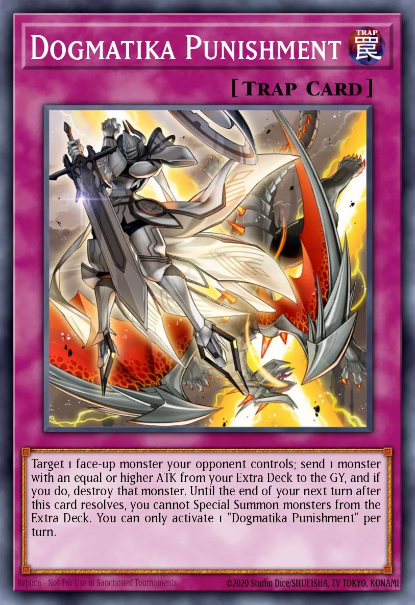 Dogmatika Punishment · Rise of the Duelist Premiere! promotional card 82956214/1