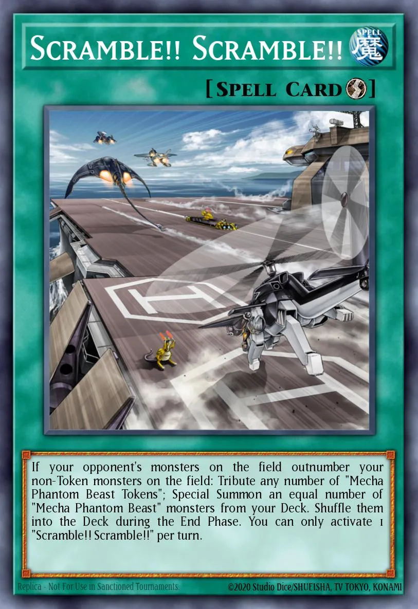 Scramble!! Scramble!! · Lord of the Tachyon Galaxy Sneak Peek Participation Card 83054225/1