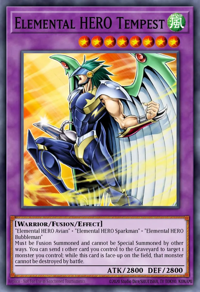 Elemental HERO Tempest · Elemental Energy: Special Edition 83121692/4