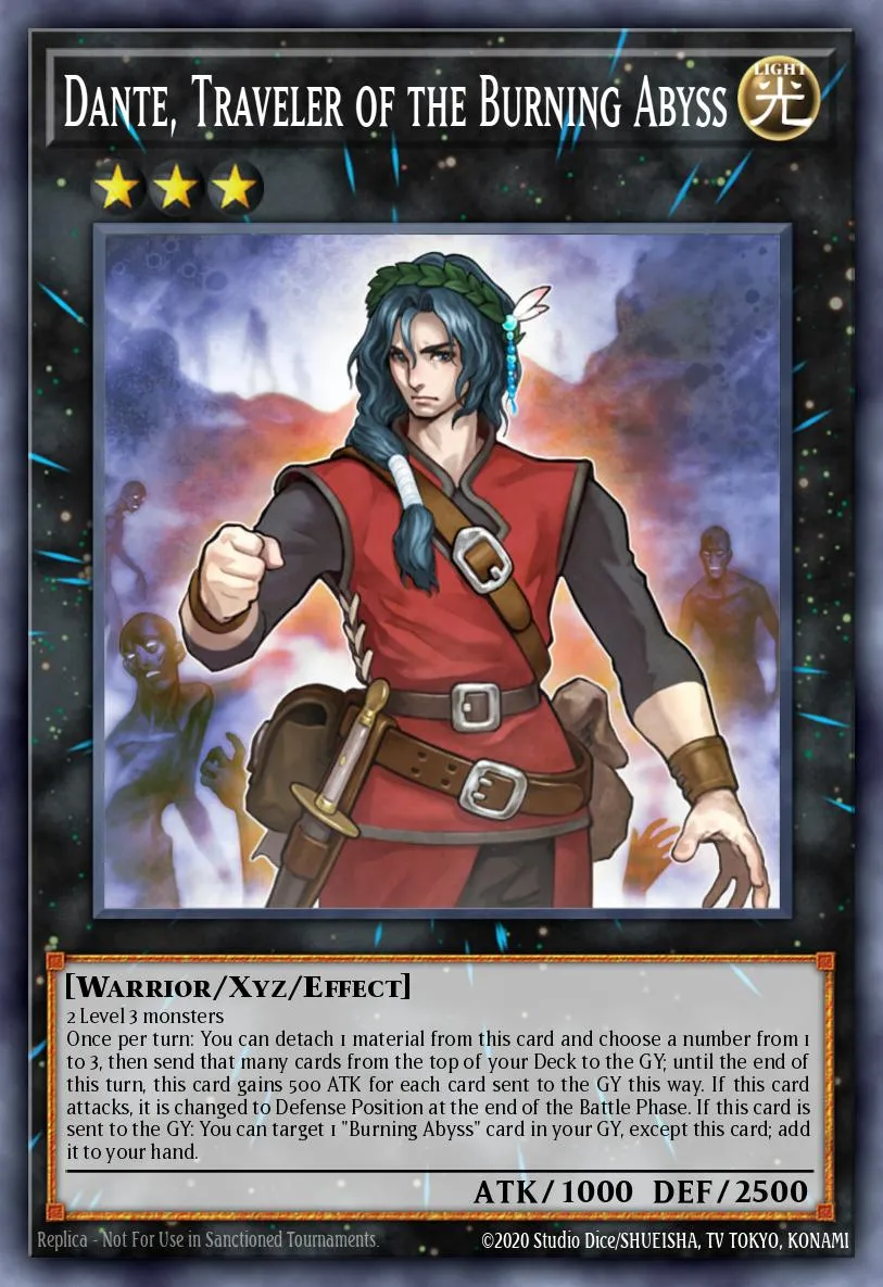 Dante, Traveler of the Burning Abyss · Duelist Alliance: Deluxe Edition 83531441/7