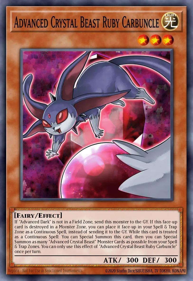 Advanced Crystal Beast Ruby Carbuncle · Battles of Legend: Crystal Revenge 83575471/105