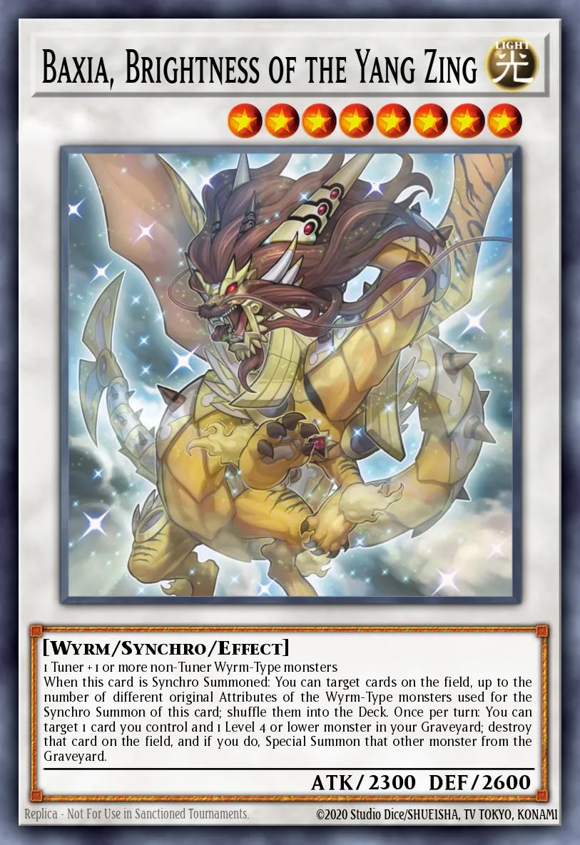 Baxia, Brightness of the Yang Zing · Duelist Alliance: Deluxe Edition 83755611/7