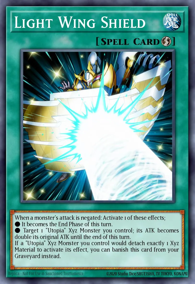 Light Wing Shield · Duelist Saga 83880087/100