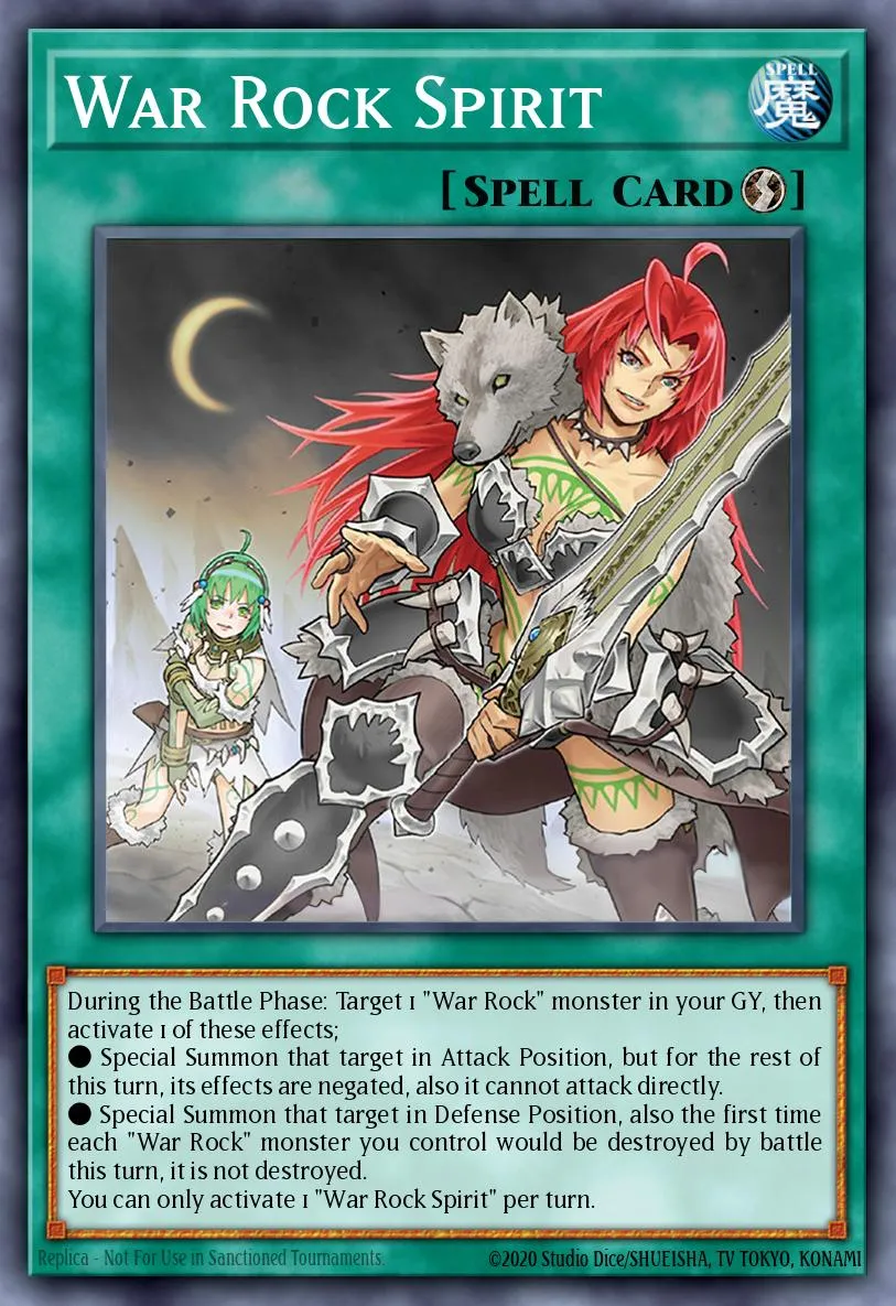 War Rock Spirit · Lightning Overdrive Premiere! promotional card 83880473/1