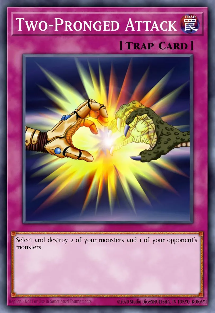 Two-Pronged Attack · Summoned Skull Sample promotional card 83887306/1