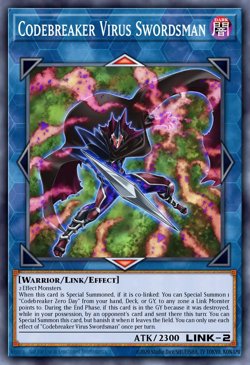 Codebreaker Virus Swordsman · Eternity Code Premiere! promotional card 84121193/1