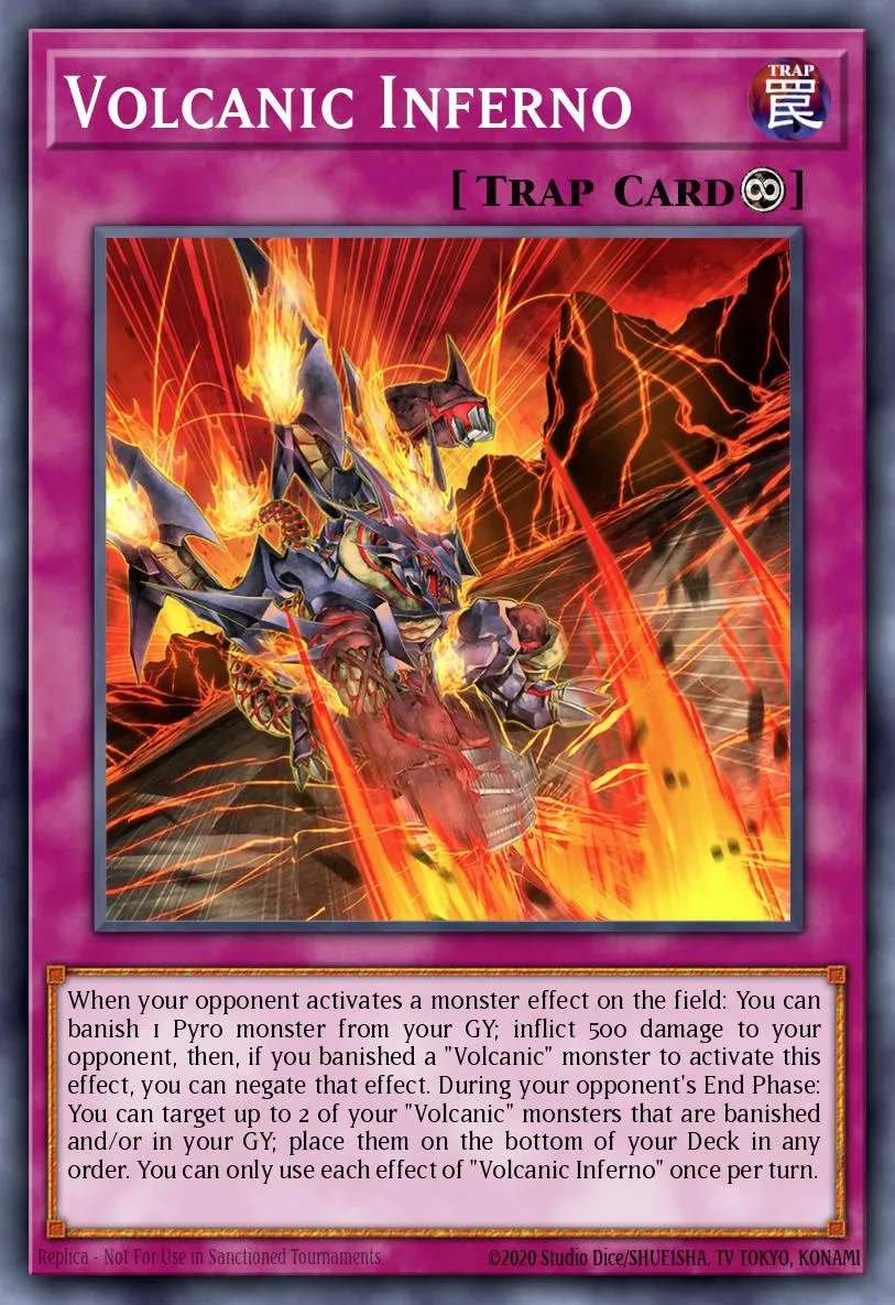 Volcanic Inferno · Legendary Duelists: Soulburning Volcano 84138874/62