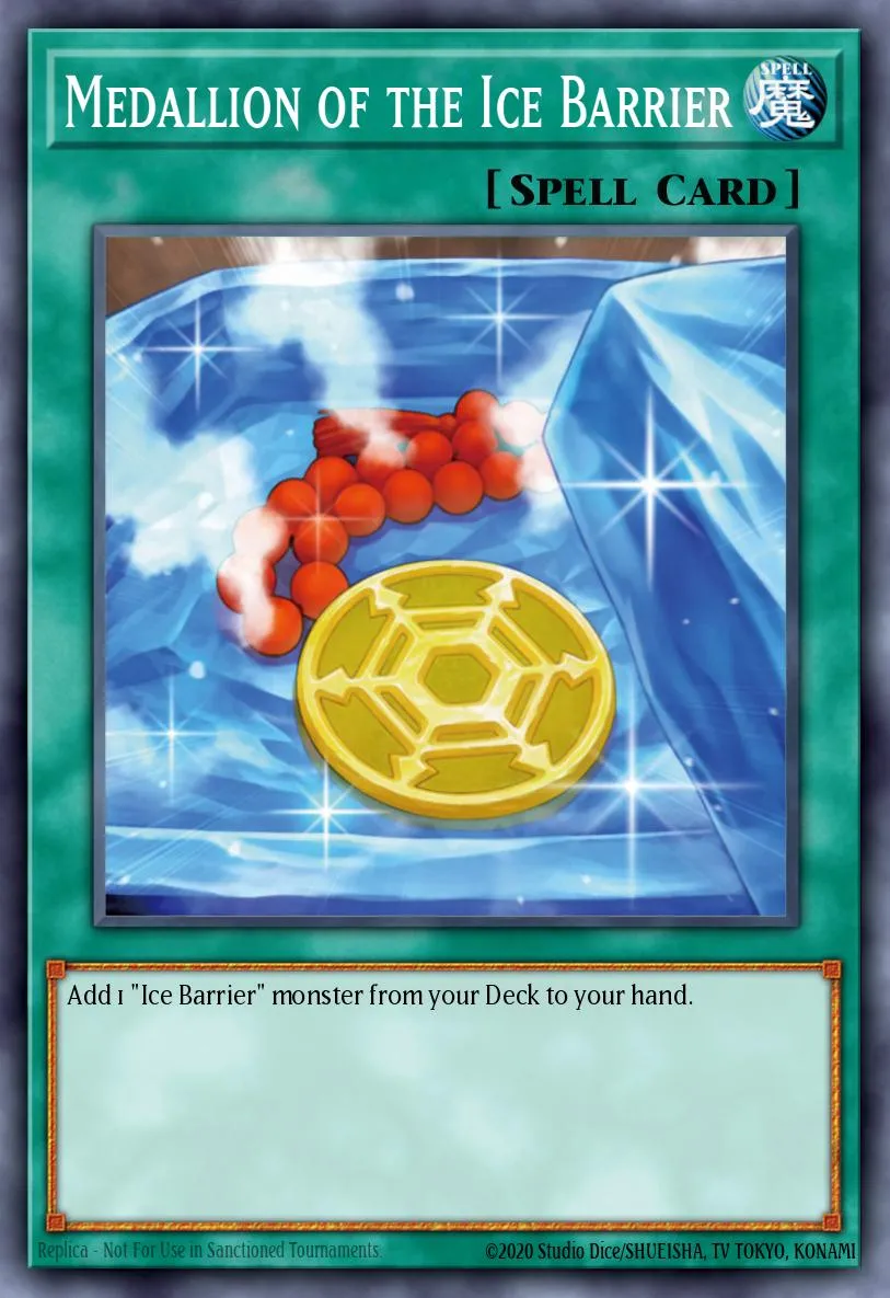 Medallion of the Ice Barrier · Starstrike Blast Sneak Peek Participation Card 84206435/1