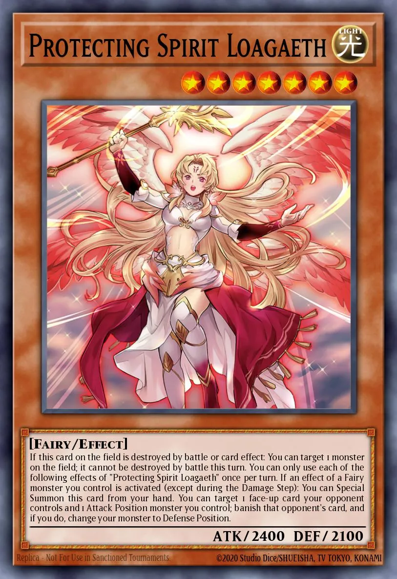Protecting Spirit Loagaeth · Dawn of Majesty Premiere! promotional card 84339249/1