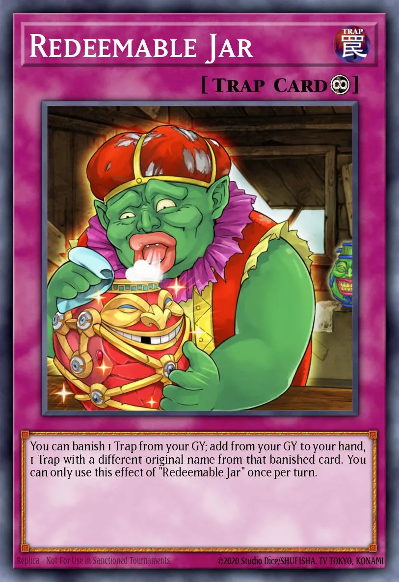 Redeemable Jar · Rise of the Duelist Premiere! promotional card 84404797/1