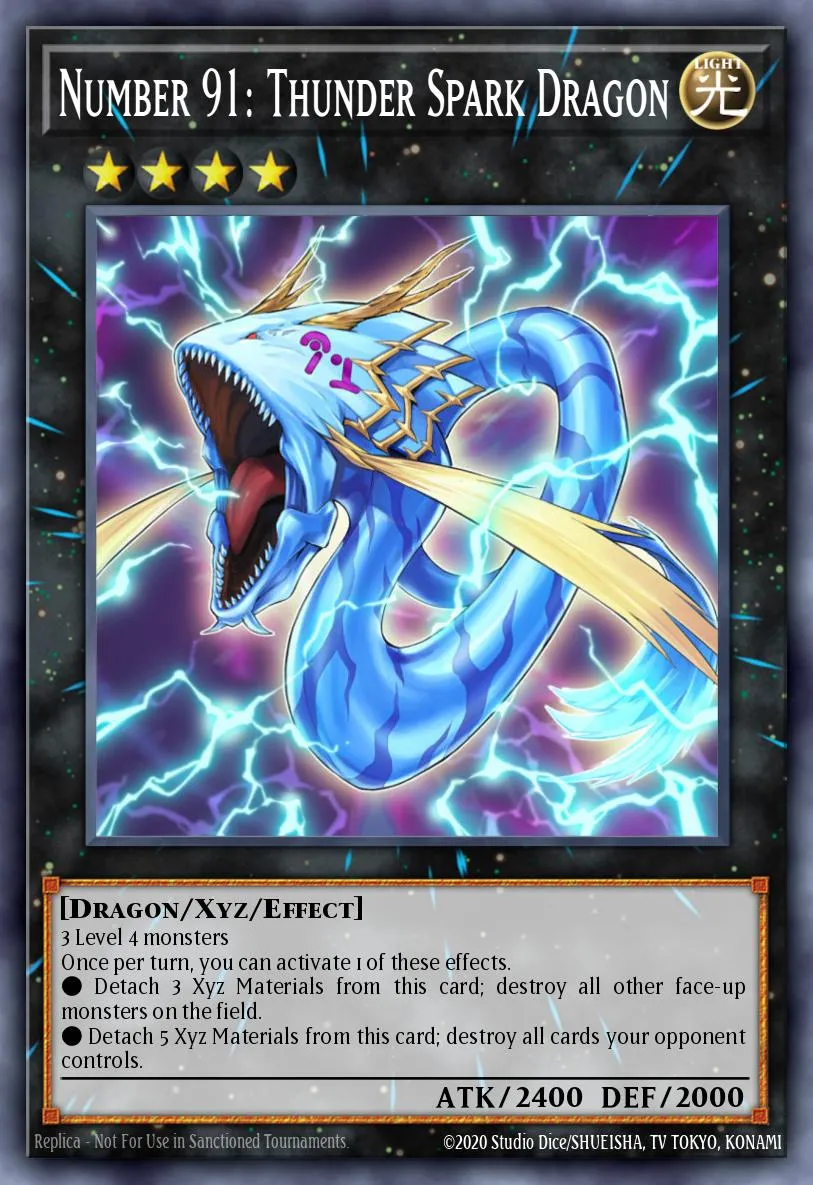 Number 91: Thunder Spark Dragon · Return of the Duelist: Special Edition 84417082/2