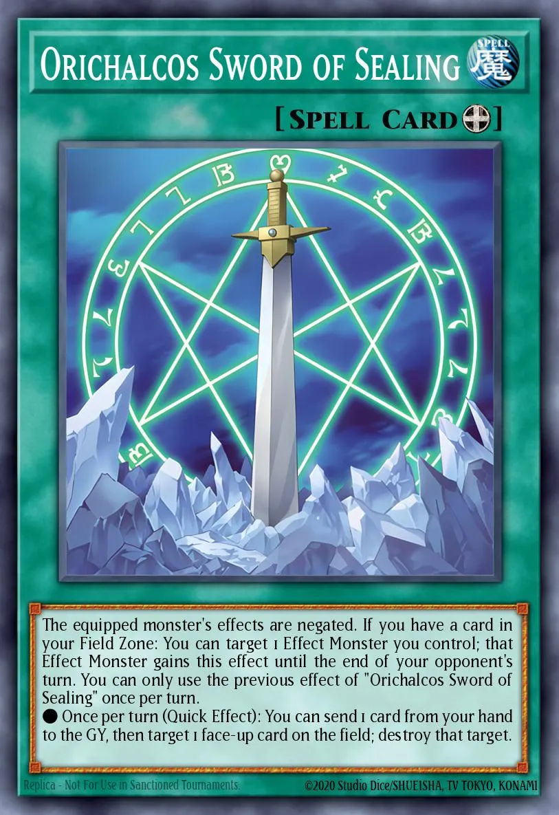 Orichalcos Sword of Sealing · Yu-Gi-Oh (No Set) 847217