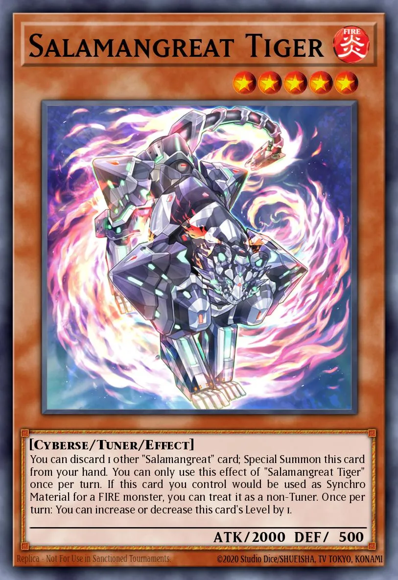 Salamangreat Tiger · Legendary Duelists: Soulburning Volcano 84755744/62