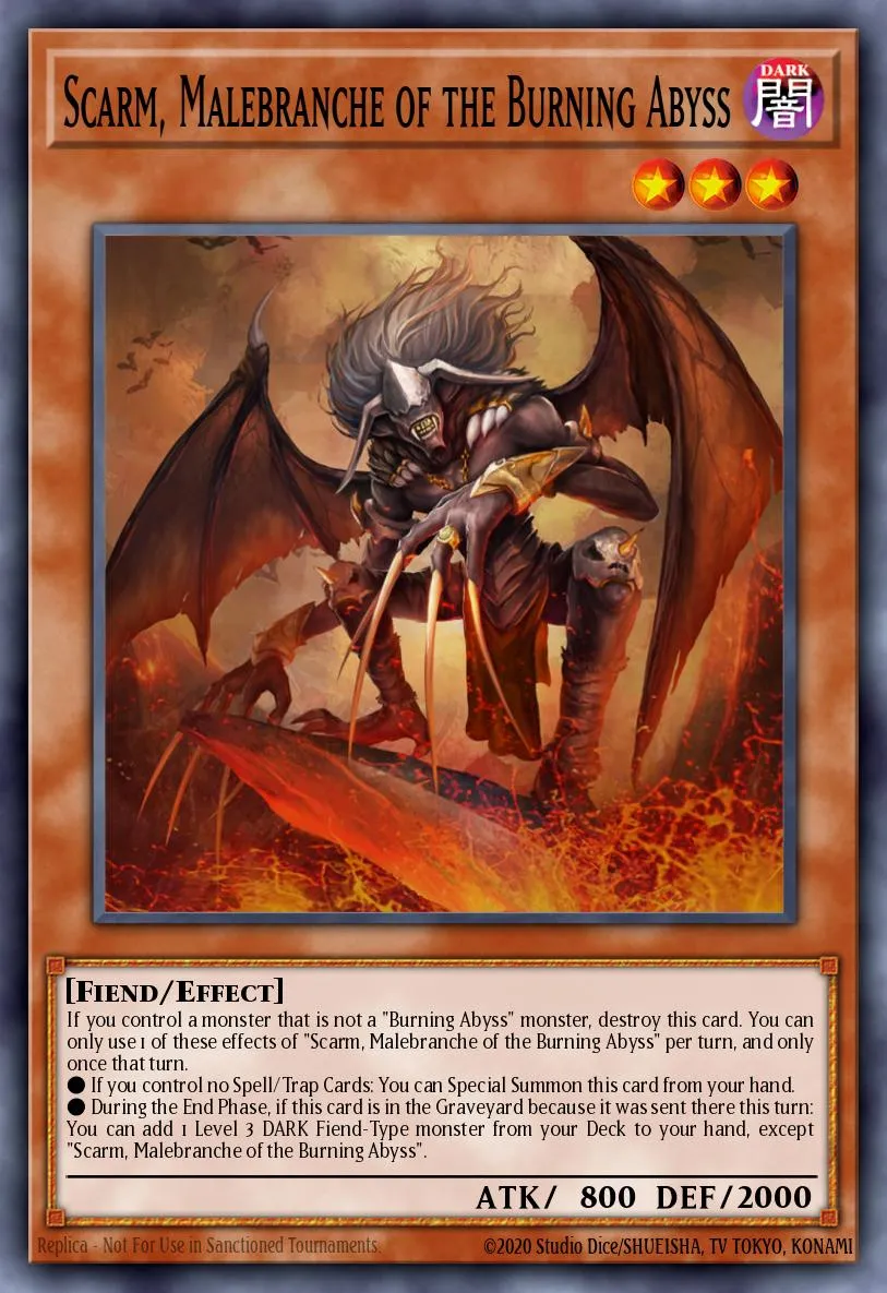 Scarm, Malebranche of the Burning Abyss · Duelist Alliance: Deluxe Edition 84764038/7