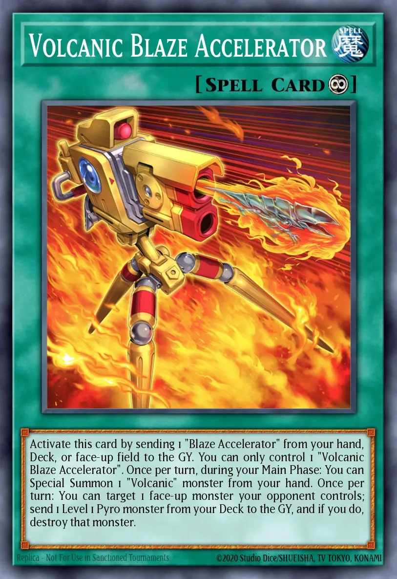 Volcanic Blaze Accelerator · Legendary Duelists: Soulburning Volcano 85250352/62