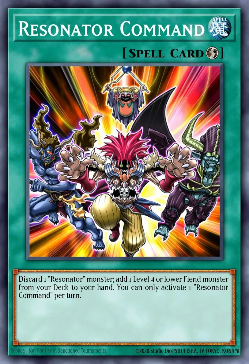 Resonator Command · Eternity Code Premiere! promotional card 8559524/1