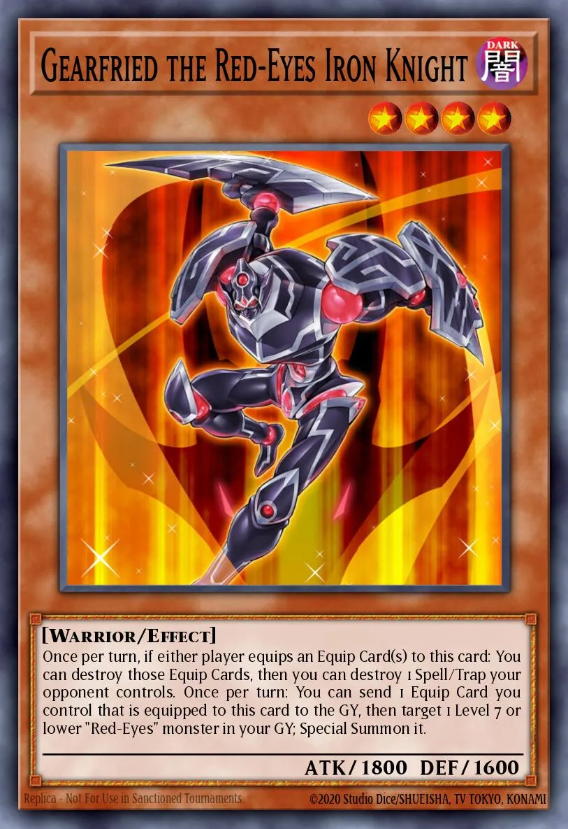 Gearfried the Red-Eyes Iron Knight · Legendary Duelists 85651167/52