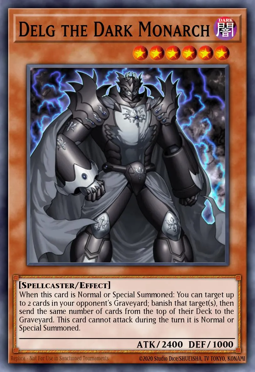 Delg the Dark Monarch · Starstrike Blast Sneak Peek Participation Card 85718645/1