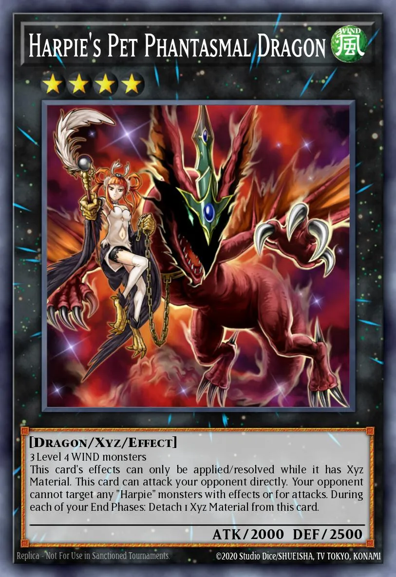 Harpie's Pet Phantasmal Dragon · Lord of the Tachyon Galaxy Sneak Peek Participation Card 85909450/1