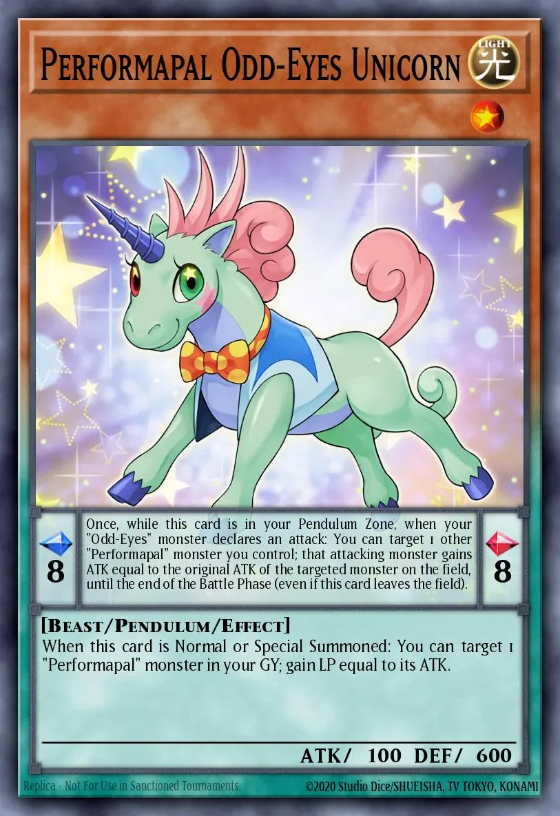 Performapal Odd-Eyes Unicorn · Shining Victories: Special Edition 86157908/4