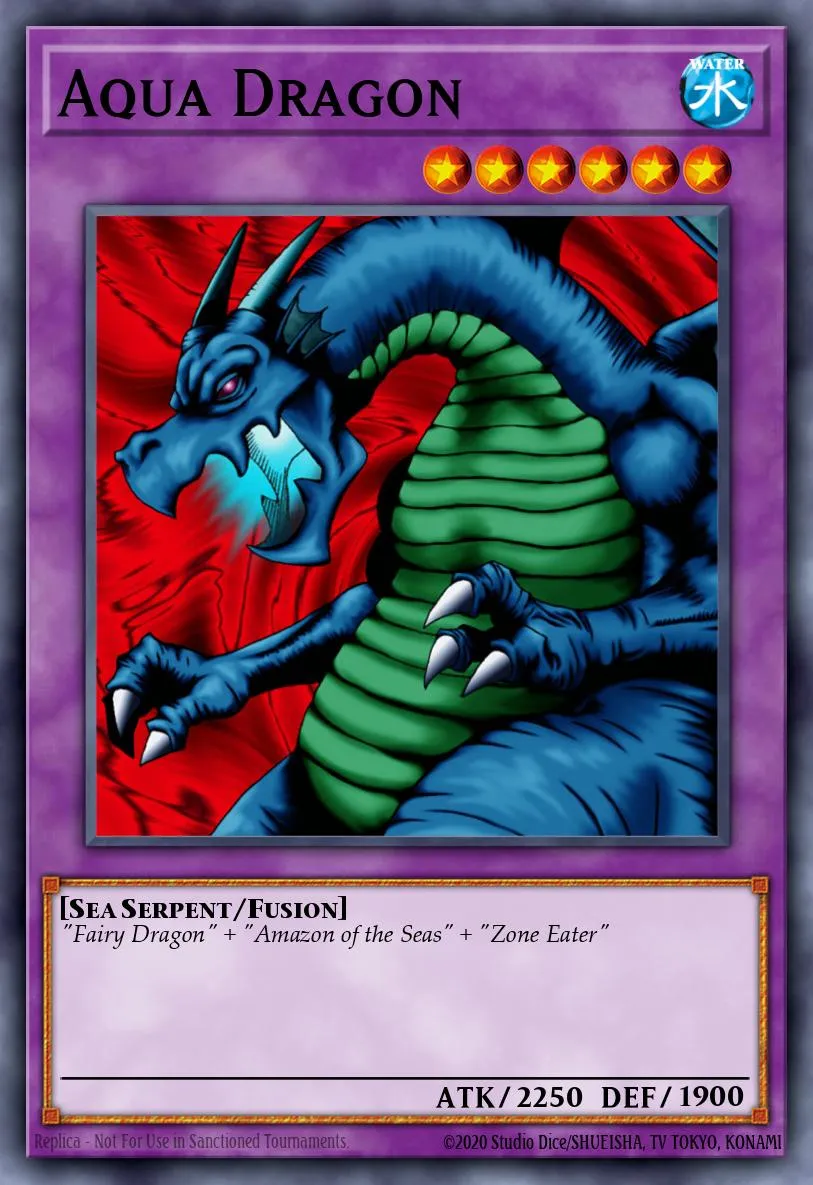 Aqua Dragon · McDonald's Promotional Cards 2 86164529/20