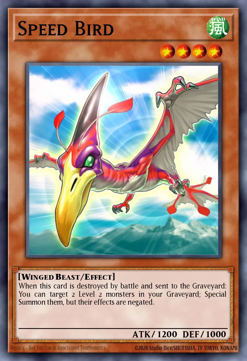 Speed Bird · Starter Deck: Dawn of the Xyz 86174055/43